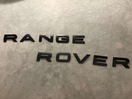 Land Rover Range Rover Full Size 2022-2026 Hood/Bonnet Letters (5th Gen L460) Precut Double Stick Tape Kit