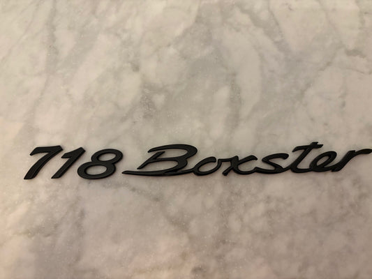 Porsche 2025 718 Boxster Emblem Letters Double Stick Tape Kit
