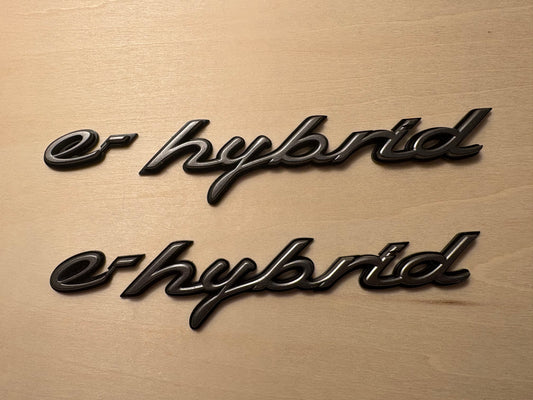 Porsche 2025 Cayenne e-hybrid Fender Badge Letters Double Stick Tape Kit