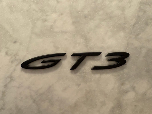 Porsche GT3 992.2 and GT3 Touring Raer Bumper Badge Double Stick Tape Kit