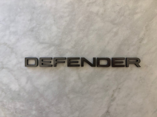 Land Rover Defender Rear Door Letters 2020-up (L663) Precut Double Stick Tape Kit