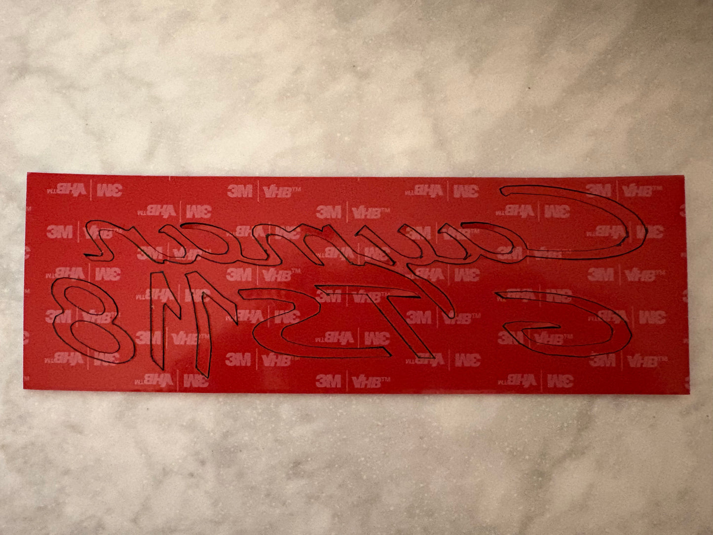 718 Porsche Cayman GTS Pre-cut Emblem Double Stick Tape Kit