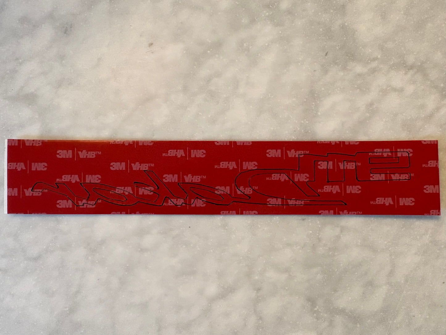 992 "911 Dakar" Rear Emblem Pre-Cut Double Stick Tape Kit