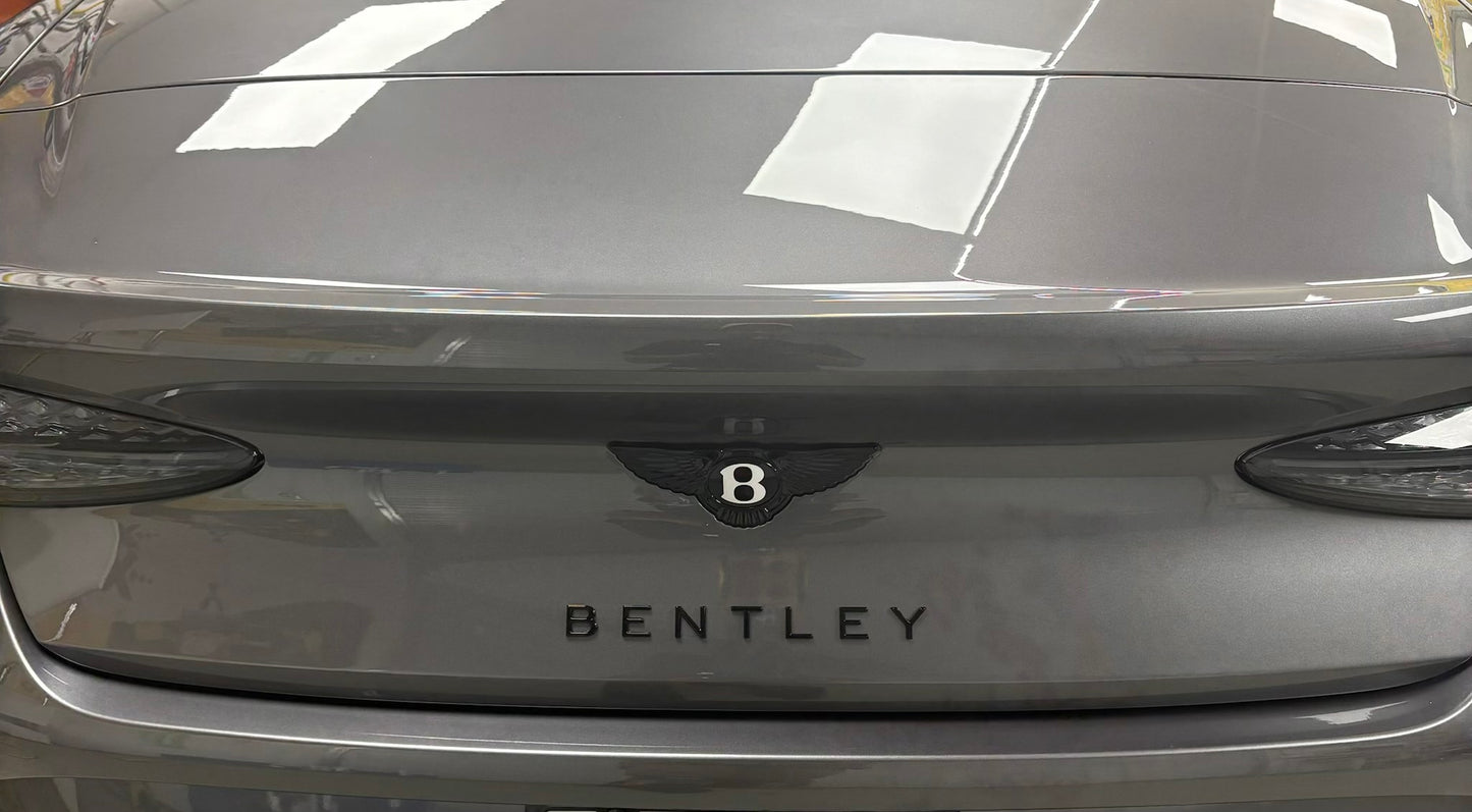 26’ Bentley Continental GT Speed Pre-Cut badge double stick tape kit