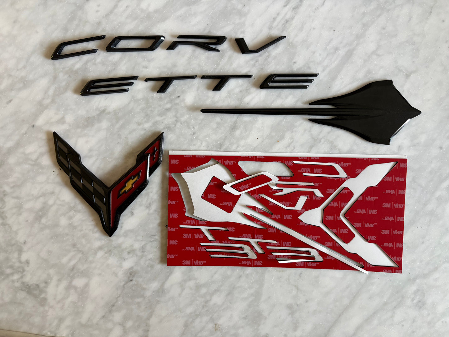 C8 Corvette Stingray Pre-Cut Double stick tape kit.