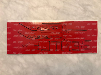 26’ Bentley Continental GT Speed Pre-Cut badge double stick tape kit