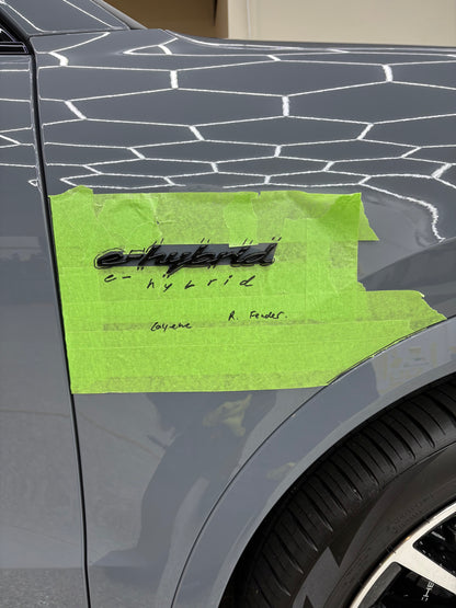 2026 Porsche Cayenne Turbo e-hybrid Full Car Pre-cut Double Stick Tape kit