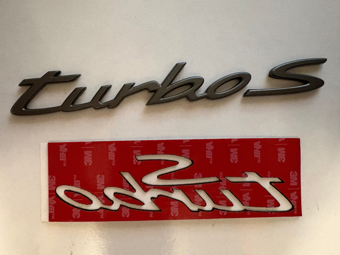 992.2 2026+ 911 Turbo S PreCut Emblem Double Stick Tape