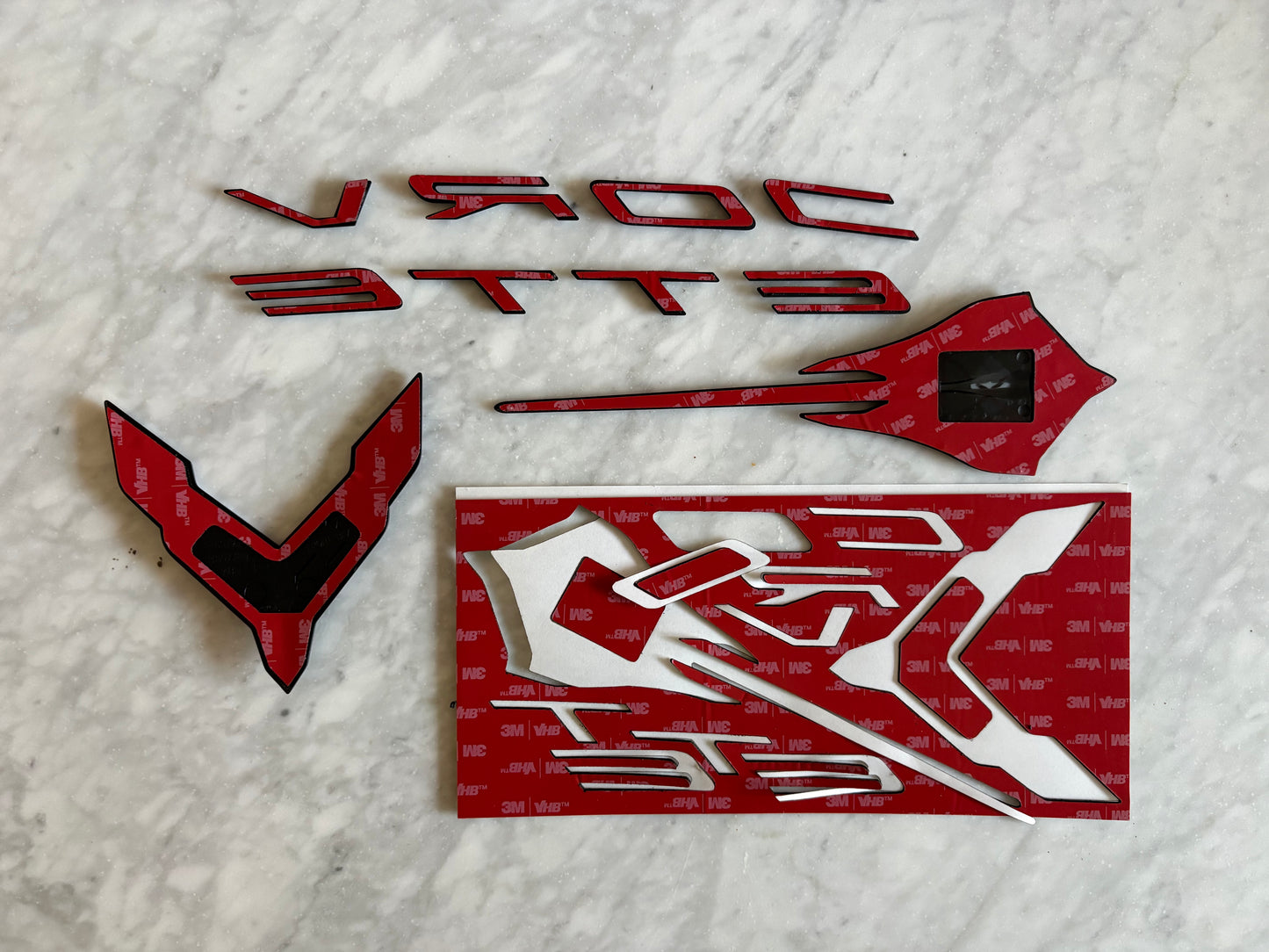 C8 Corvette Stingray Pre-Cut Double stick tape kit.