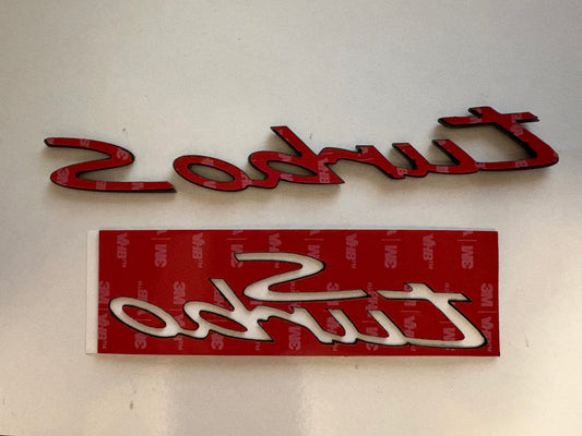 992.2 2026+ 911 Turbo S PreCut Emblem Double Stick Tape