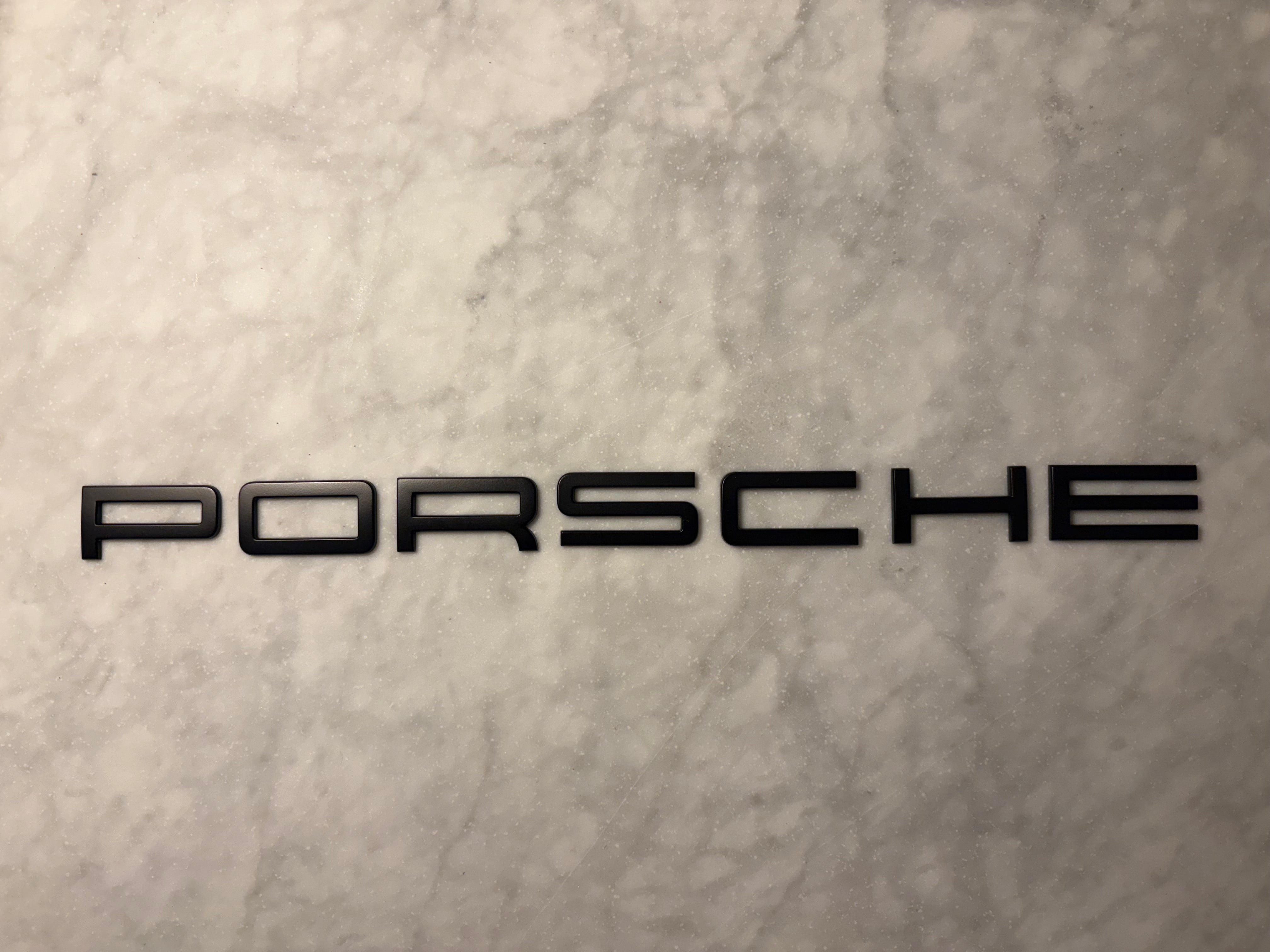 Porsche 991.2 Porsche GT3 Rear Bumper Badge Letters – My Store