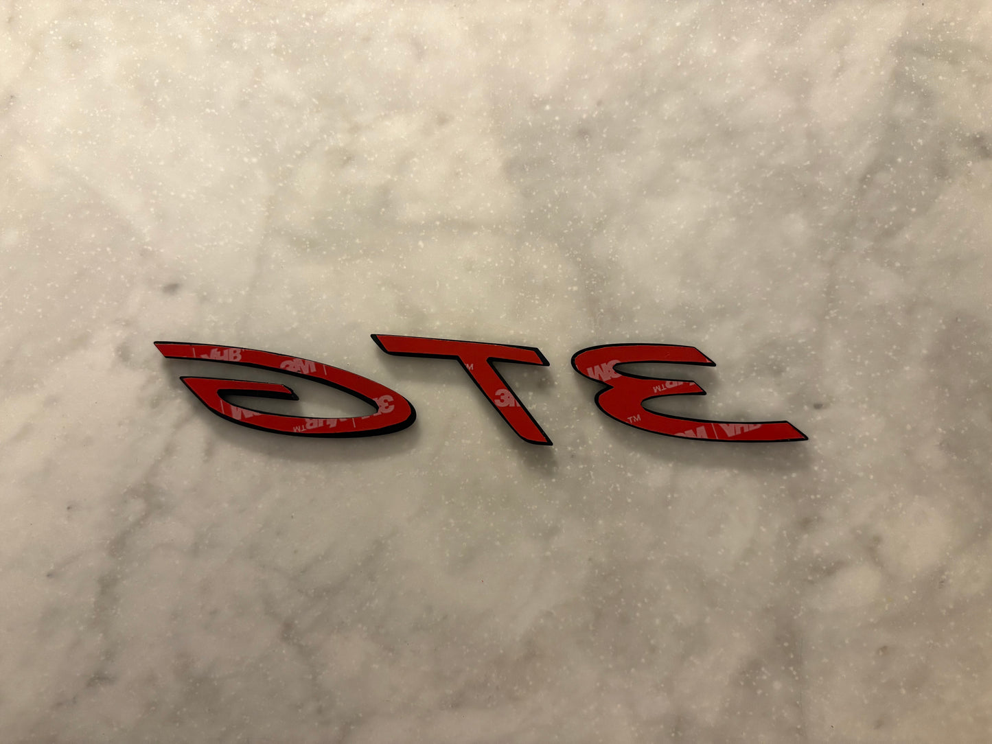 Porsche GT3 992.2 and GT3 Touring Raer Bumper Badge Double Stick Tape Kit