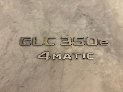 2025' Mercedes Benz GLC350e 4MATIC Rear Badges Precut Double Stick  Tape Kit