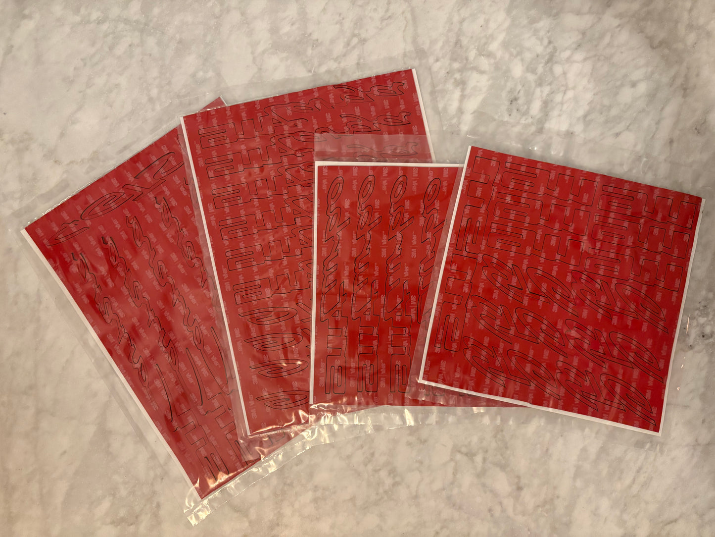 Porsche 992 “All the 911’s” Multi Pack Pre-cut Double Stick Tape Kit