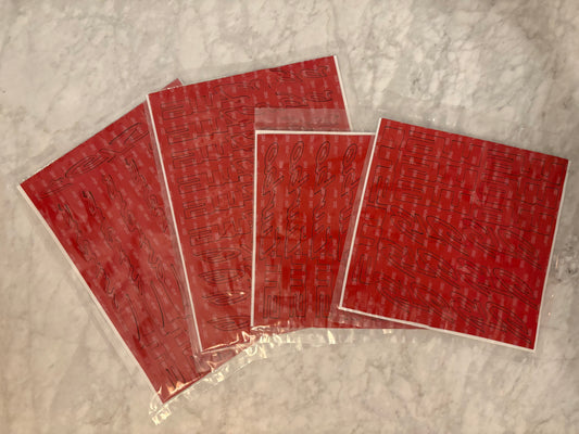 Porsche 992 “All the 911’s” Multi Pack Pre-cut Double Stick Tape Kit