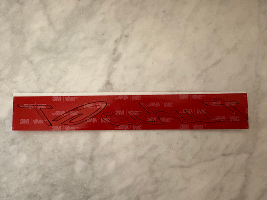 2026 Porsche Cayenne Turbo GT Rear Badge Precut Double Stick Tape