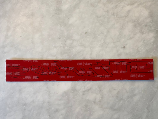 992 911 "Turbo S" Rear Emblem Pre-Cut Double Stick Tape Kit