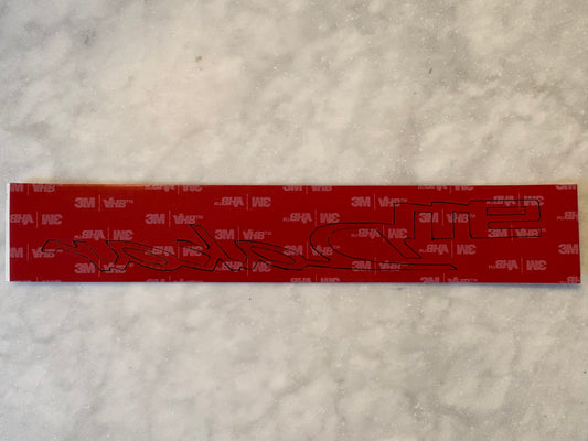 992 "911 Dakar" Rear Emblem Pre-Cut Double Stick Tape Kit