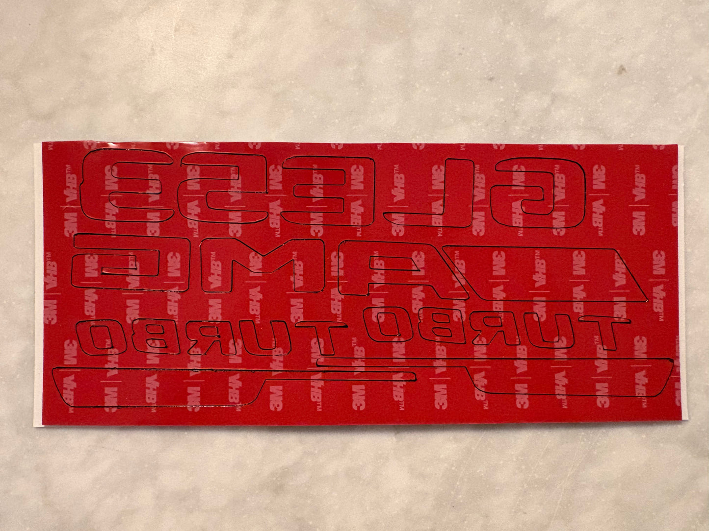 Mercedes Benz AMG GLE53 2020-up Badges Precut Double Stick Tape Kit