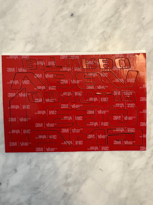Mercedes Benz G63 G Wagon 2018-2026 Pre-cut emblem tape kit